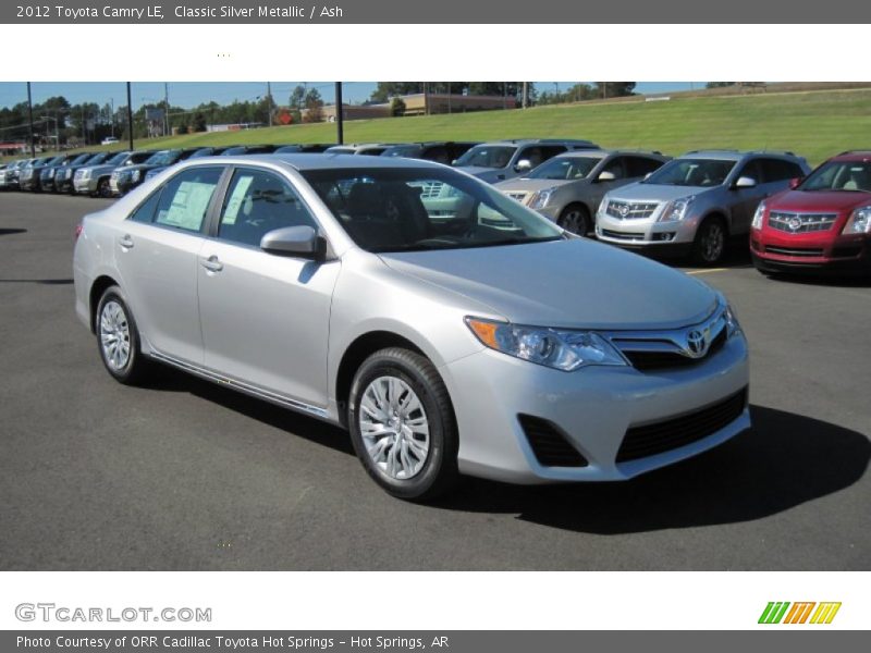 Classic Silver Metallic / Ash 2012 Toyota Camry LE