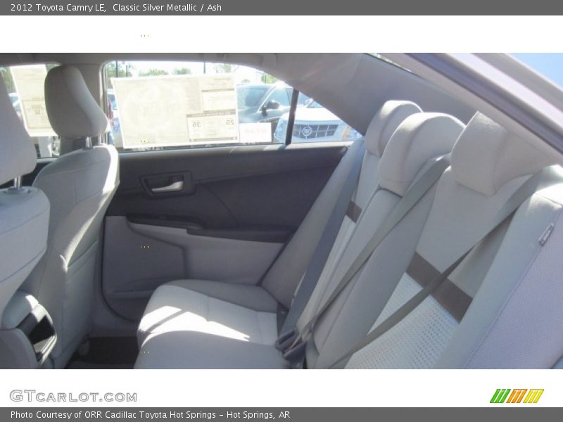 Classic Silver Metallic / Ash 2012 Toyota Camry LE