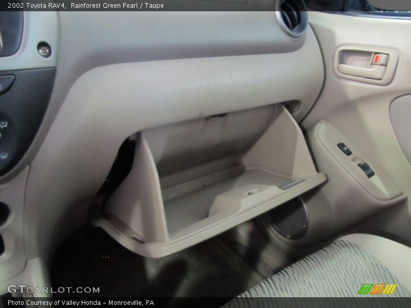 Rainforest Green Pearl / Taupe 2002 Toyota RAV4