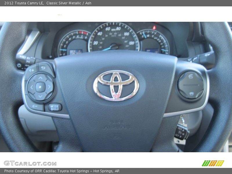 Classic Silver Metallic / Ash 2012 Toyota Camry LE