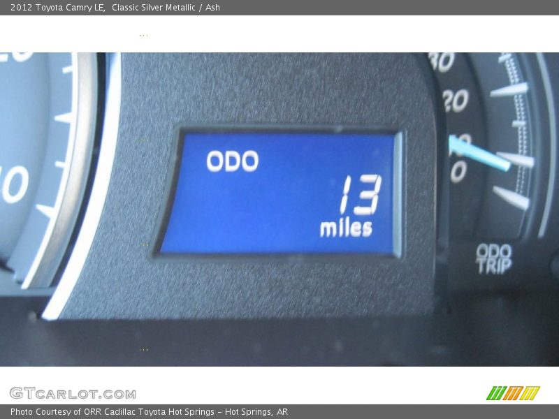 Classic Silver Metallic / Ash 2012 Toyota Camry LE