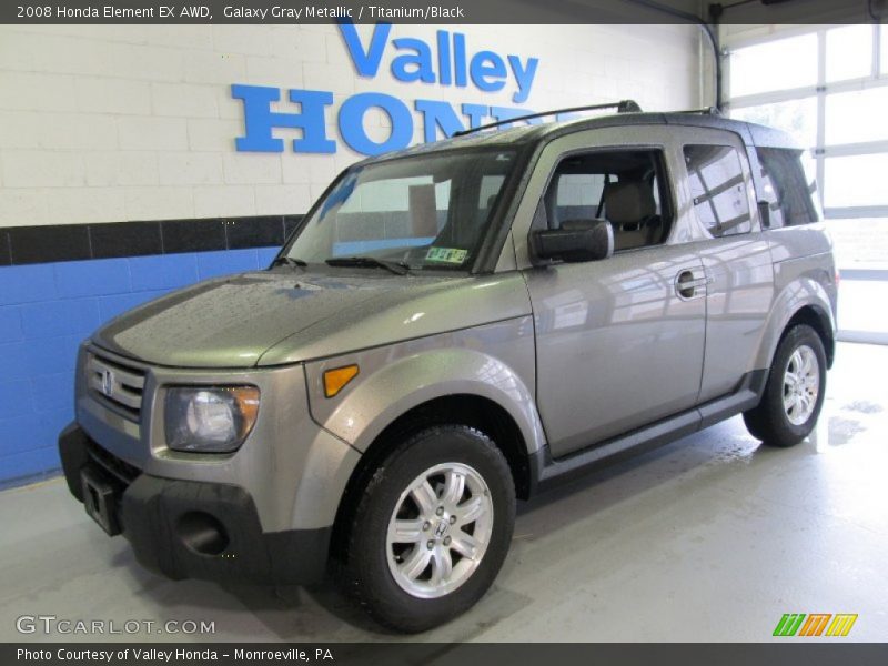 Galaxy Gray Metallic / Titanium/Black 2008 Honda Element EX AWD