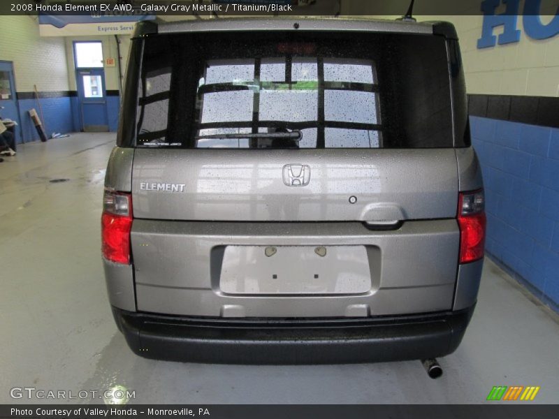 Galaxy Gray Metallic / Titanium/Black 2008 Honda Element EX AWD
