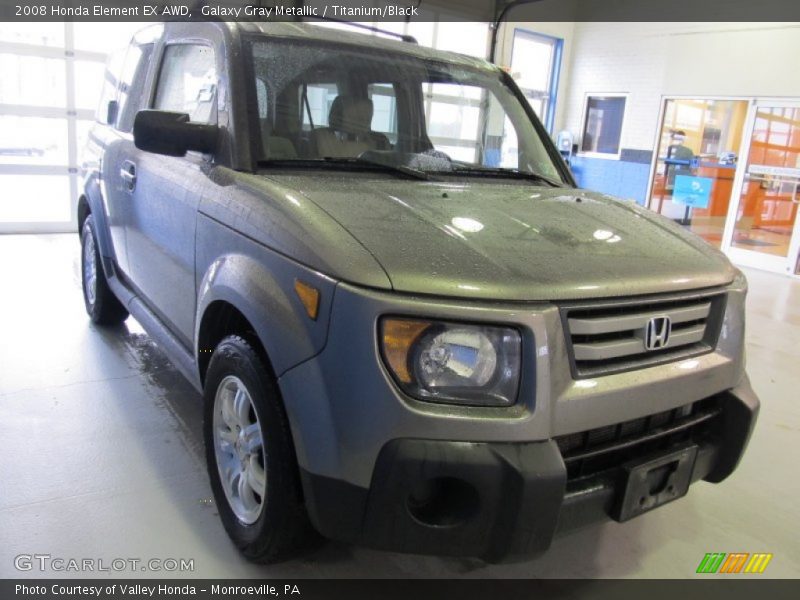 Galaxy Gray Metallic / Titanium/Black 2008 Honda Element EX AWD