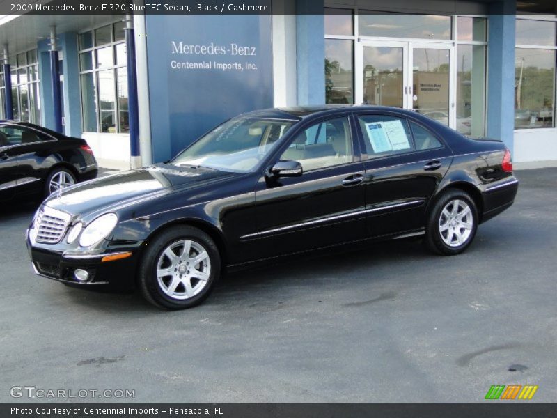 Black / Cashmere 2009 Mercedes-Benz E 320 BlueTEC Sedan