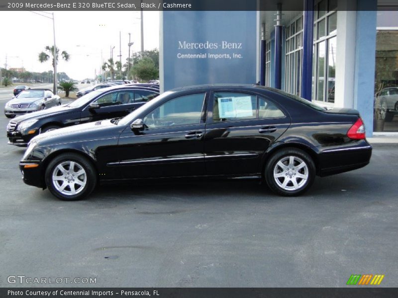 Black / Cashmere 2009 Mercedes-Benz E 320 BlueTEC Sedan