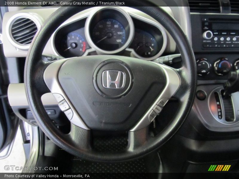 Galaxy Gray Metallic / Titanium/Black 2008 Honda Element EX AWD