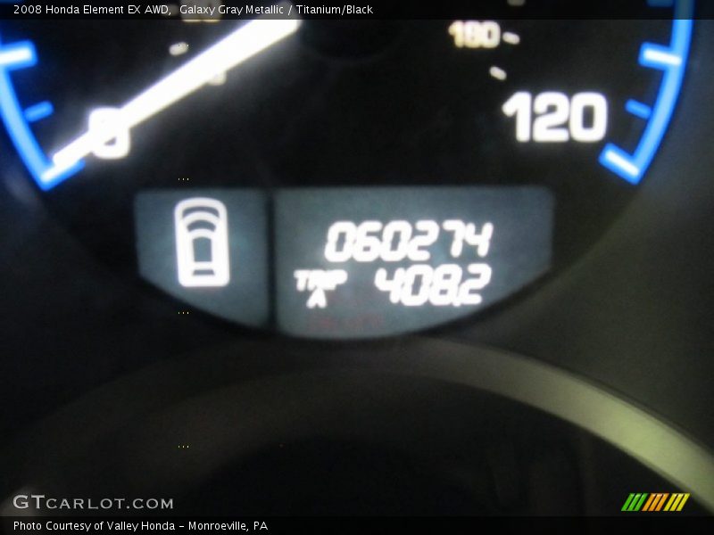 Galaxy Gray Metallic / Titanium/Black 2008 Honda Element EX AWD