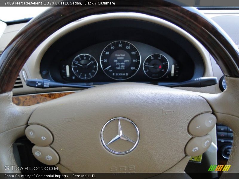Black / Cashmere 2009 Mercedes-Benz E 320 BlueTEC Sedan