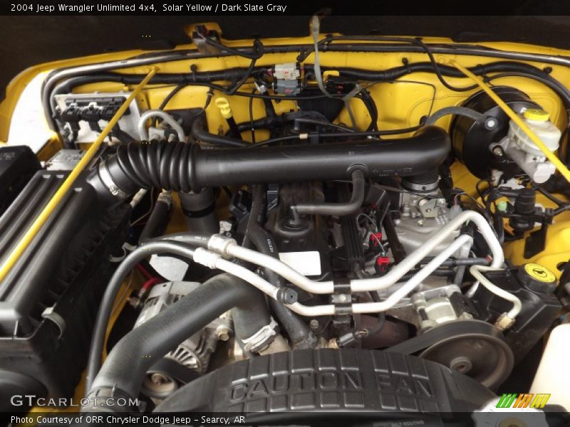 2004 Wrangler Unlimited 4x4 Engine - 4.0 Liter OHV 12-Valve Inline 6 Cylinder
