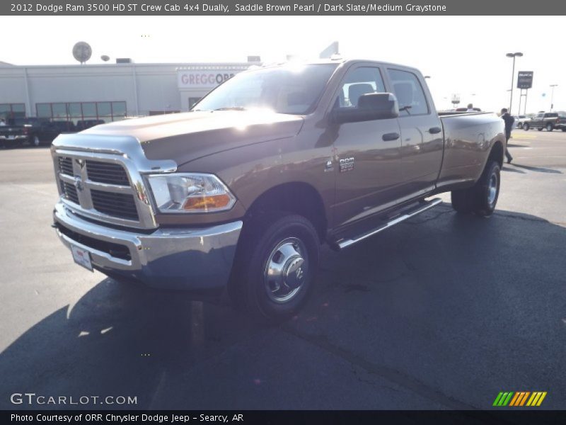 Saddle Brown Pearl / Dark Slate/Medium Graystone 2012 Dodge Ram 3500 HD ST Crew Cab 4x4 Dually