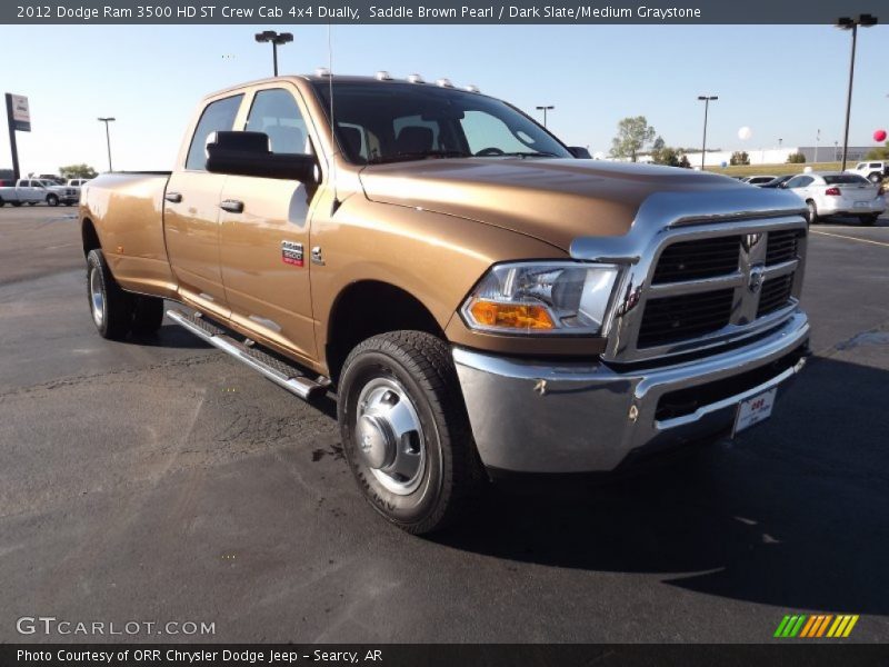 Saddle Brown Pearl / Dark Slate/Medium Graystone 2012 Dodge Ram 3500 HD ST Crew Cab 4x4 Dually