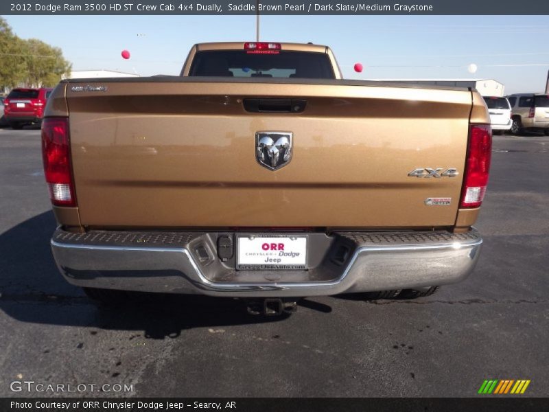 Saddle Brown Pearl / Dark Slate/Medium Graystone 2012 Dodge Ram 3500 HD ST Crew Cab 4x4 Dually