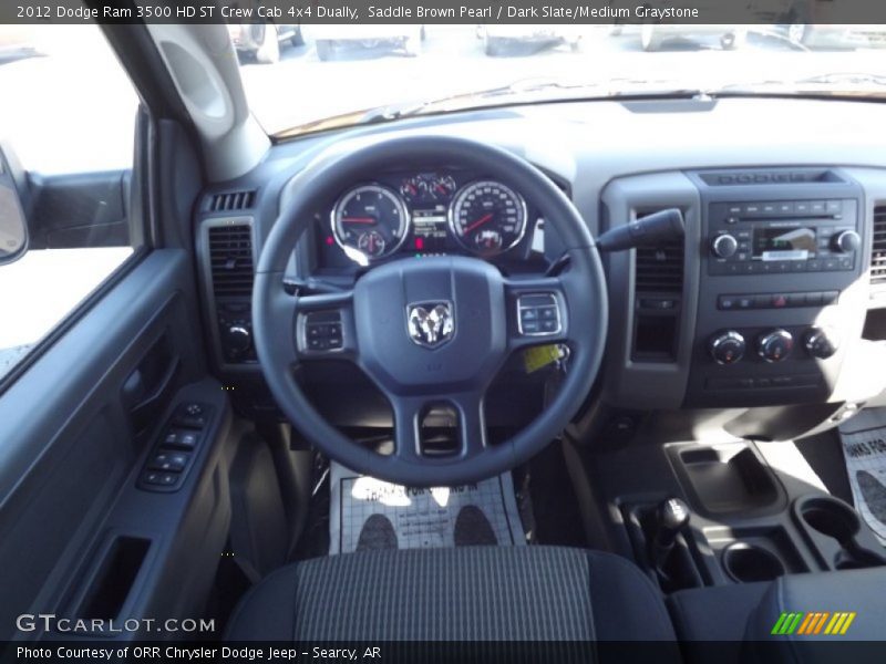 Saddle Brown Pearl / Dark Slate/Medium Graystone 2012 Dodge Ram 3500 HD ST Crew Cab 4x4 Dually
