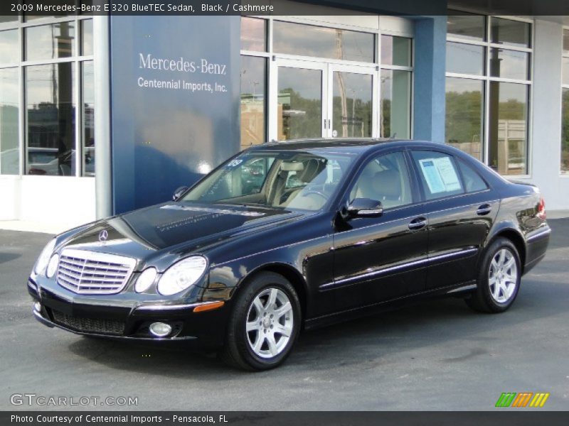 Black / Cashmere 2009 Mercedes-Benz E 320 BlueTEC Sedan