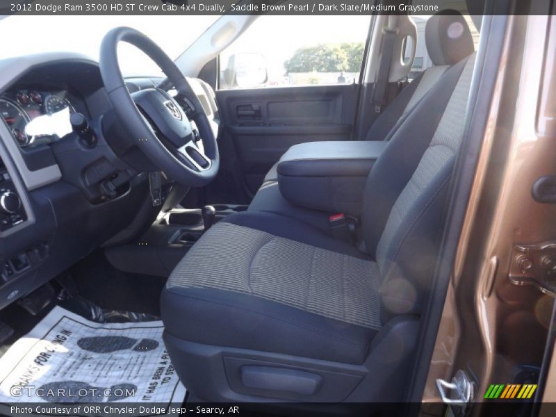 Saddle Brown Pearl / Dark Slate/Medium Graystone 2012 Dodge Ram 3500 HD ST Crew Cab 4x4 Dually