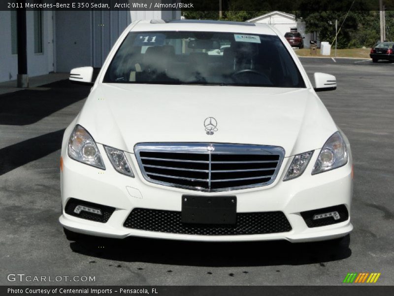 Arctic White / Almond/Black 2011 Mercedes-Benz E 350 Sedan
