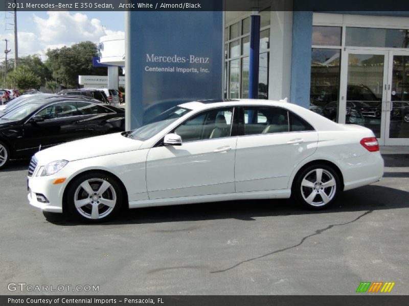 Arctic White / Almond/Black 2011 Mercedes-Benz E 350 Sedan