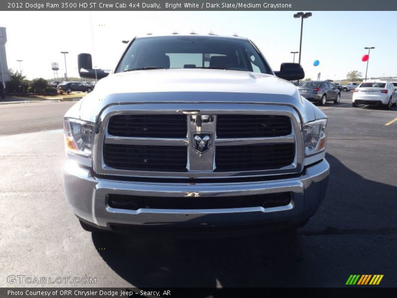 Bright White / Dark Slate/Medium Graystone 2012 Dodge Ram 3500 HD ST Crew Cab 4x4 Dually
