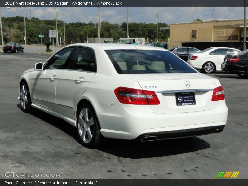 Arctic White / Almond/Black 2011 Mercedes-Benz E 350 Sedan