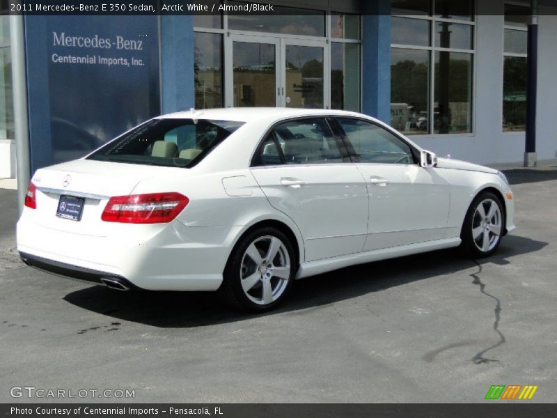 Arctic White / Almond/Black 2011 Mercedes-Benz E 350 Sedan