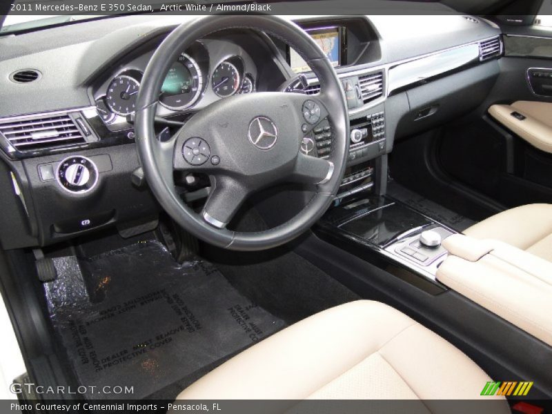 Arctic White / Almond/Black 2011 Mercedes-Benz E 350 Sedan