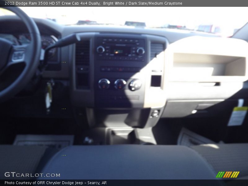 Bright White / Dark Slate/Medium Graystone 2012 Dodge Ram 3500 HD ST Crew Cab 4x4 Dually