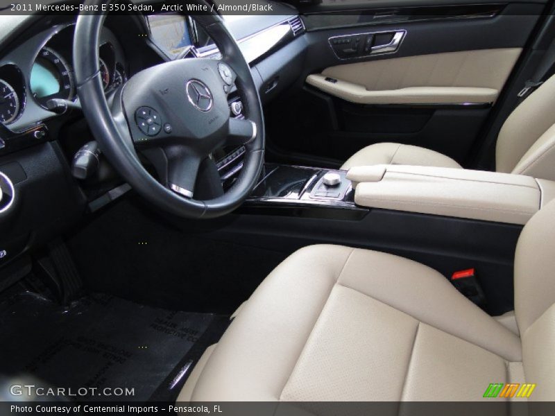 Arctic White / Almond/Black 2011 Mercedes-Benz E 350 Sedan