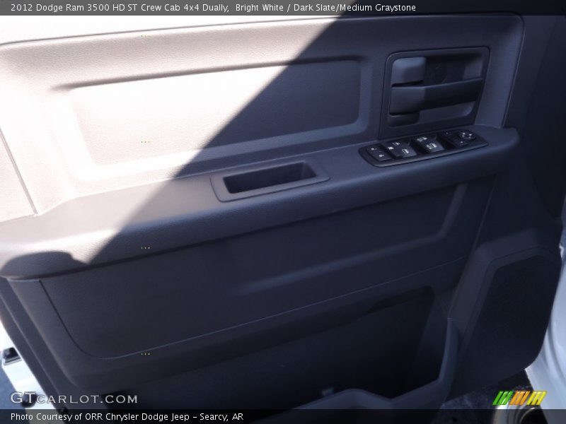 Bright White / Dark Slate/Medium Graystone 2012 Dodge Ram 3500 HD ST Crew Cab 4x4 Dually