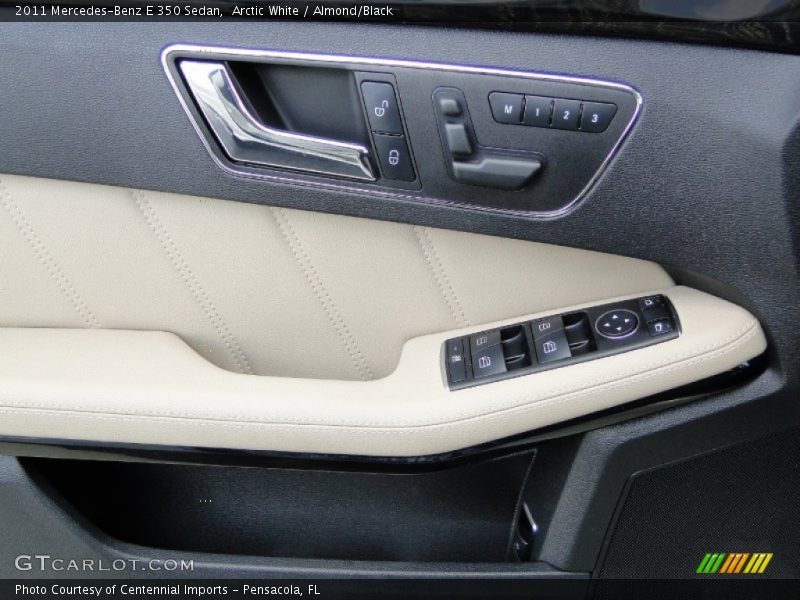 Arctic White / Almond/Black 2011 Mercedes-Benz E 350 Sedan
