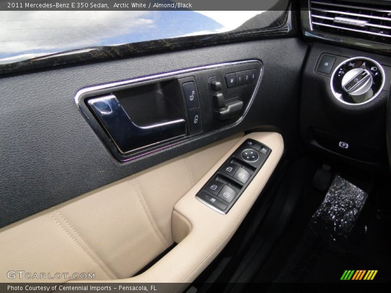 Arctic White / Almond/Black 2011 Mercedes-Benz E 350 Sedan