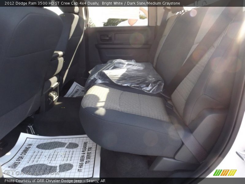 Bright White / Dark Slate/Medium Graystone 2012 Dodge Ram 3500 HD ST Crew Cab 4x4 Dually