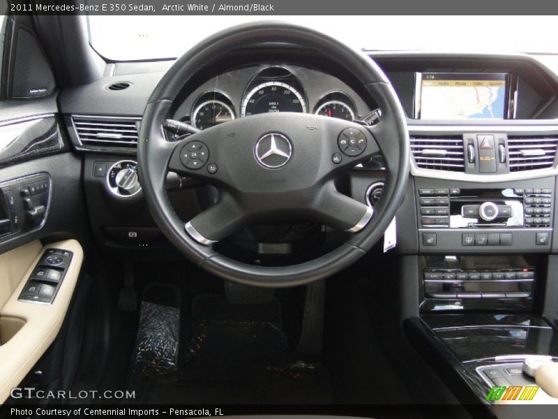 Arctic White / Almond/Black 2011 Mercedes-Benz E 350 Sedan