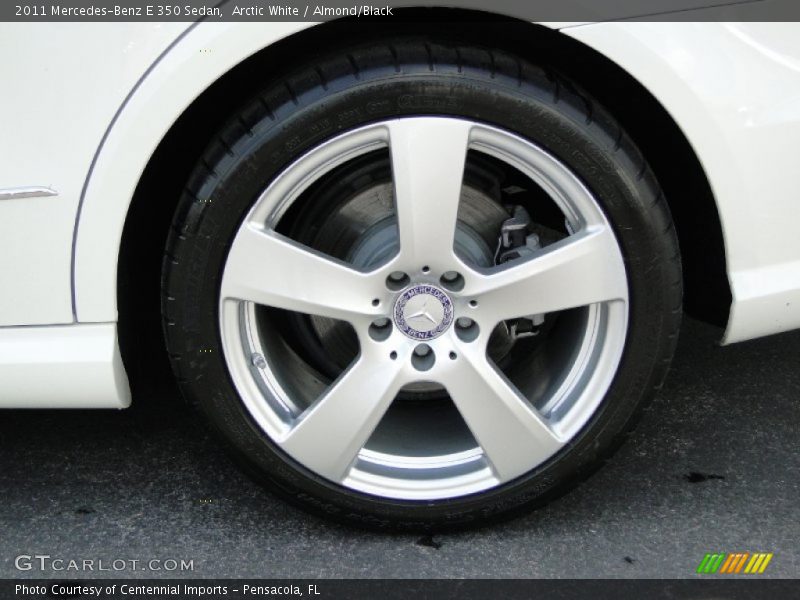 Arctic White / Almond/Black 2011 Mercedes-Benz E 350 Sedan