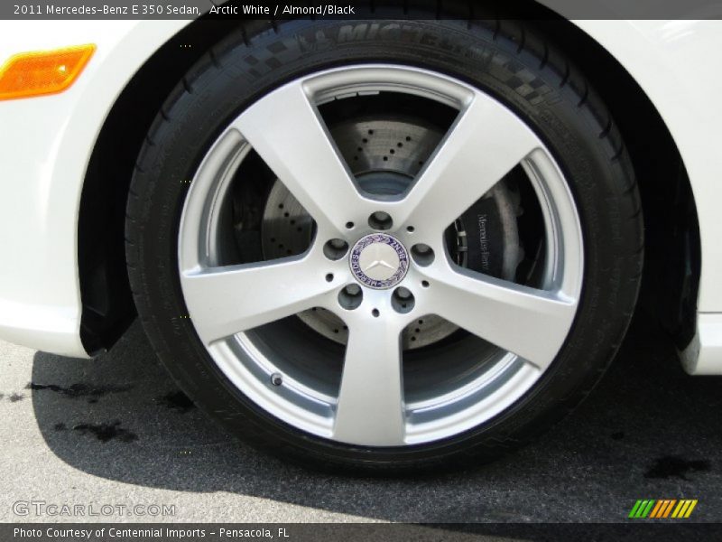 Arctic White / Almond/Black 2011 Mercedes-Benz E 350 Sedan