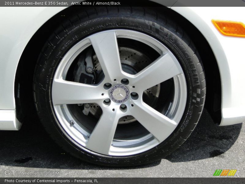 Arctic White / Almond/Black 2011 Mercedes-Benz E 350 Sedan