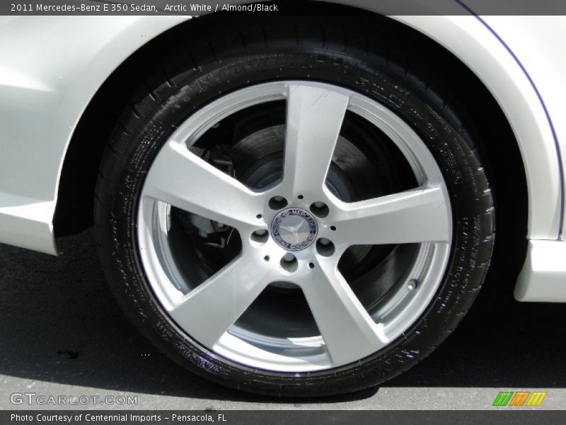 Arctic White / Almond/Black 2011 Mercedes-Benz E 350 Sedan