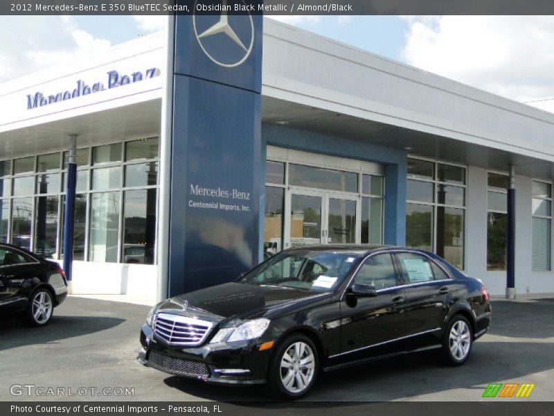 Obsidian Black Metallic / Almond/Black 2012 Mercedes-Benz E 350 BlueTEC Sedan