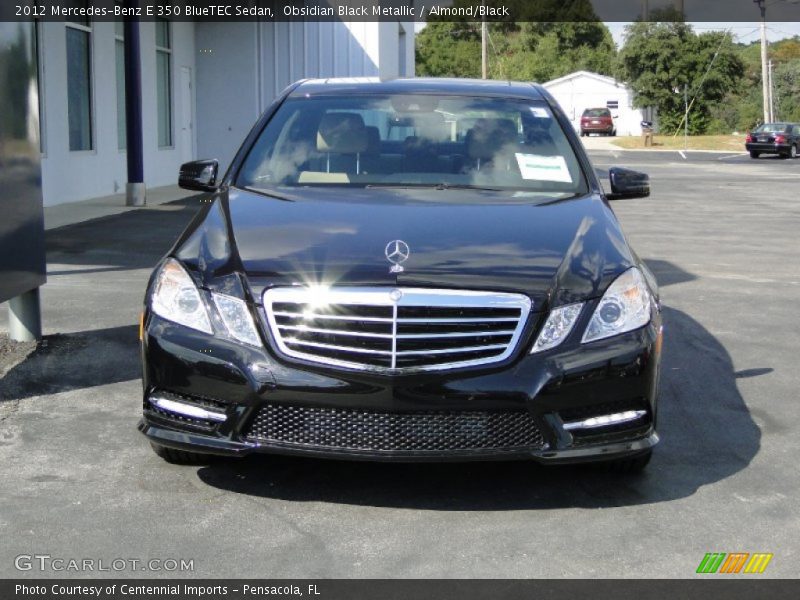 Obsidian Black Metallic / Almond/Black 2012 Mercedes-Benz E 350 BlueTEC Sedan