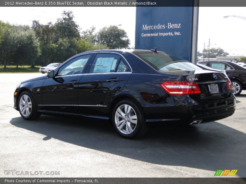 Obsidian Black Metallic / Almond/Black 2012 Mercedes-Benz E 350 BlueTEC Sedan