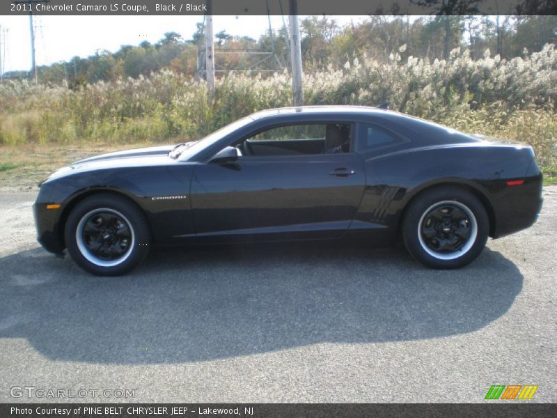 Black / Black 2011 Chevrolet Camaro LS Coupe