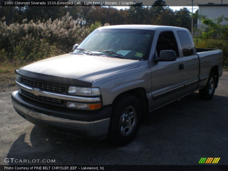 Light Pewter Metallic / Graphite 2000 Chevrolet Silverado 1500 Extended Cab