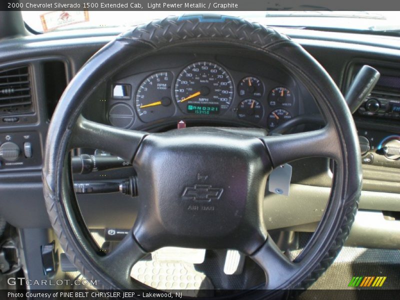 Light Pewter Metallic / Graphite 2000 Chevrolet Silverado 1500 Extended Cab