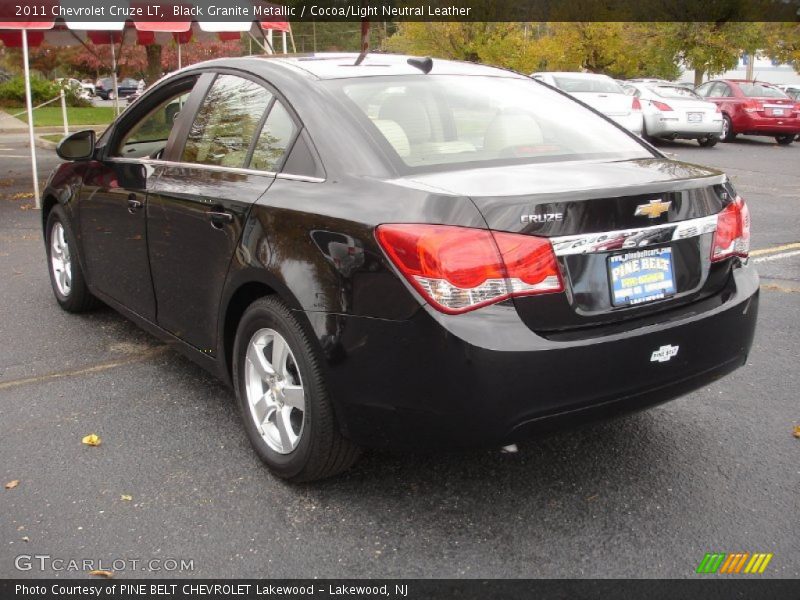 Black Granite Metallic / Cocoa/Light Neutral Leather 2011 Chevrolet Cruze LT