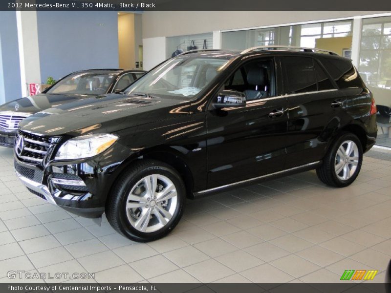 Black / Black 2012 Mercedes-Benz ML 350 4Matic