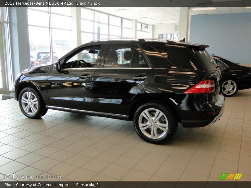 Black / Black 2012 Mercedes-Benz ML 350 4Matic
