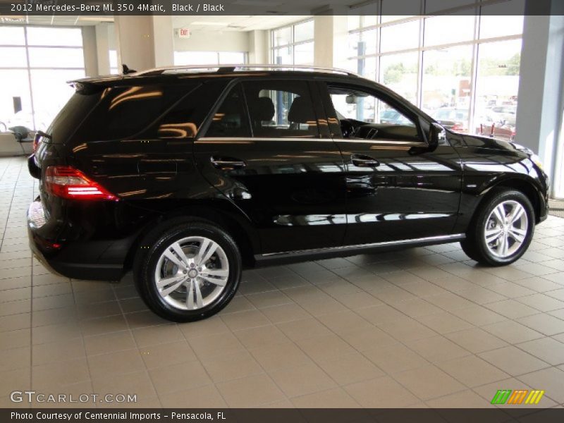 Black / Black 2012 Mercedes-Benz ML 350 4Matic
