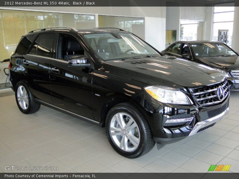 Black / Black 2012 Mercedes-Benz ML 350 4Matic
