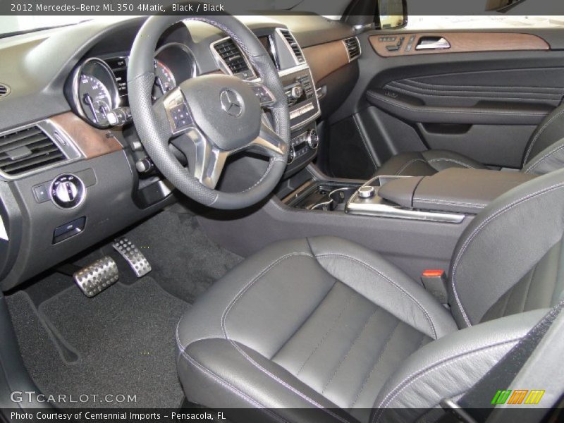 Black / Black 2012 Mercedes-Benz ML 350 4Matic