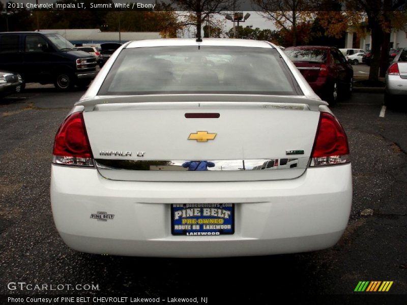Summit White / Ebony 2011 Chevrolet Impala LT